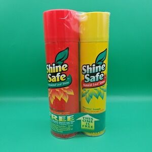 IQ Products Shine Safe 2 Pack Professional And Natural Leaf Shine Vintage Rare